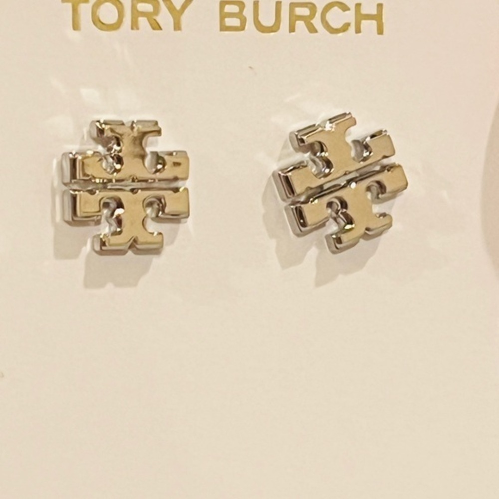 Tory Burch Gold Logo Studs